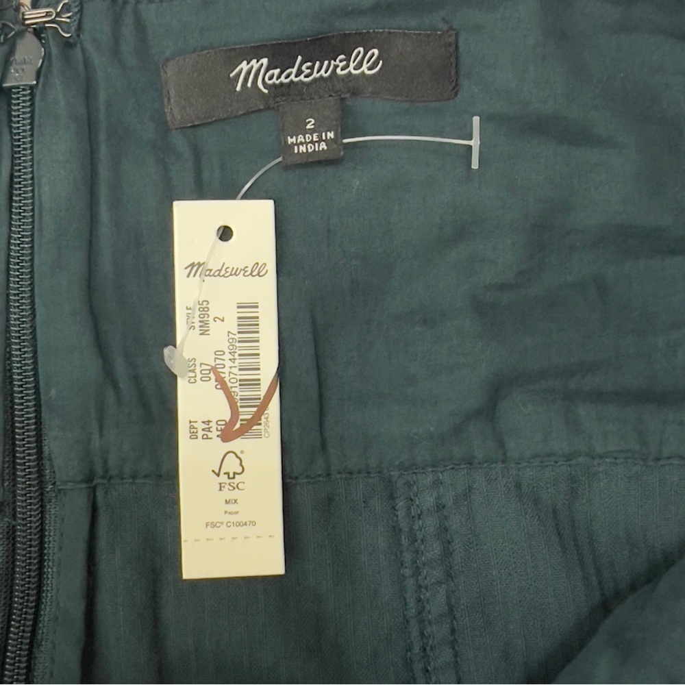Madewell *NWT Corduroy Sweetheart Mini
Dress Size 2 - Picture 10 of 10